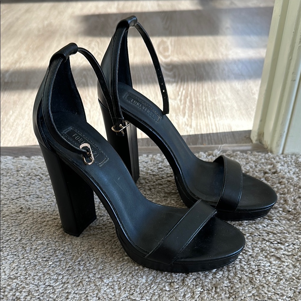 Forever 21 Black Heels